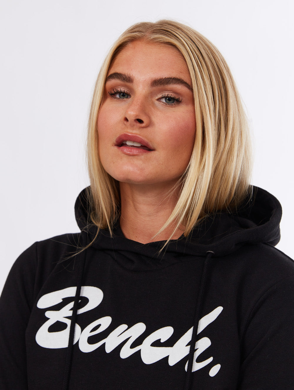 Pull Over Hoodie With Flocked Logo - BLEG20103M - Bench