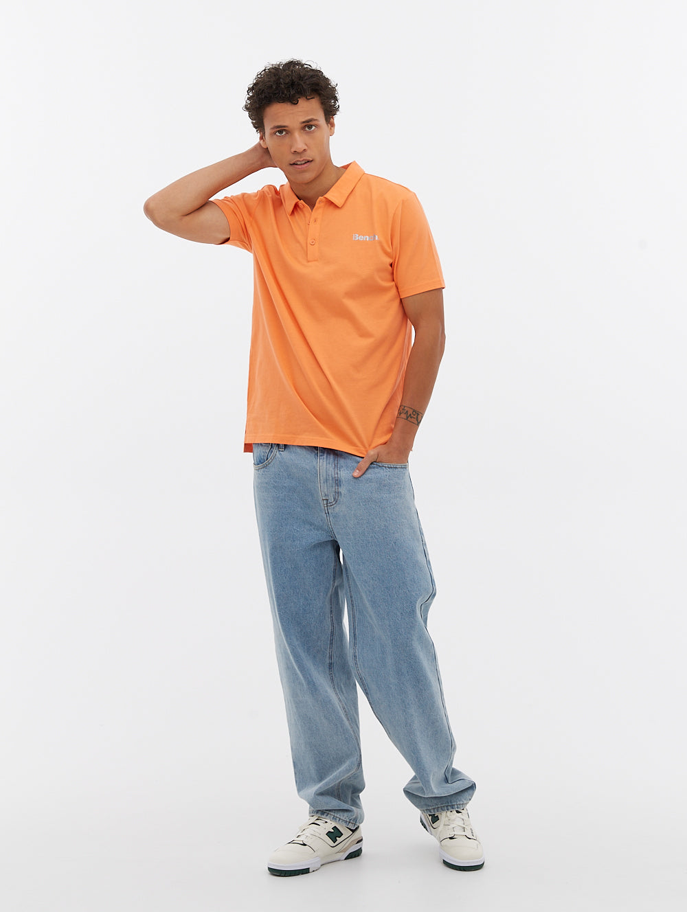 Soft Jersey 4-Dot Polo - BMGH4147M