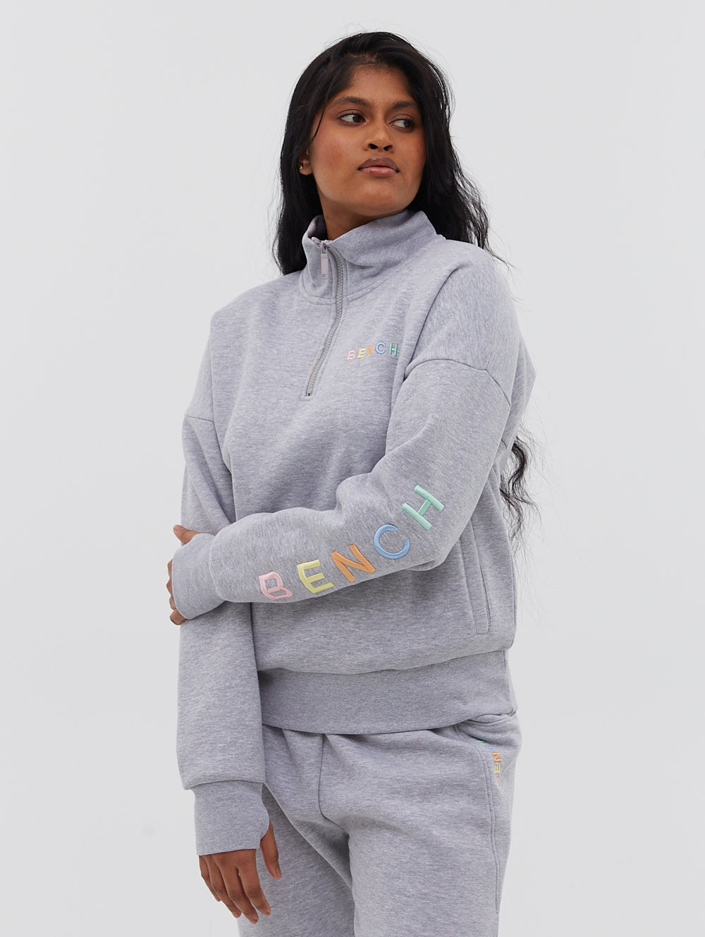 Jobelle Funnel Neck Sweatshirt