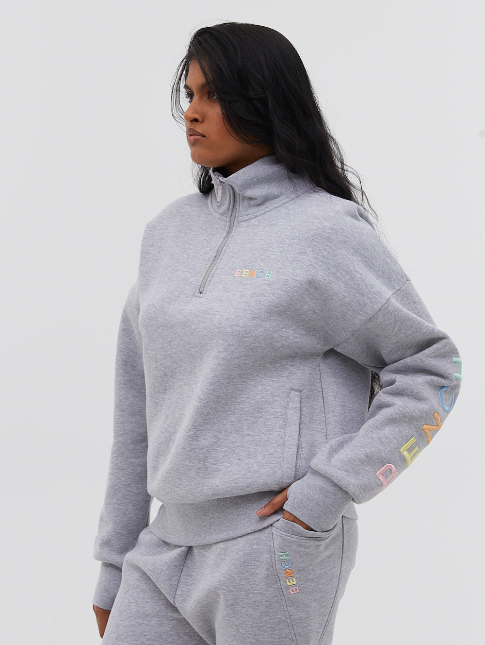 Jobelle Funnel Neck Sweatshirt